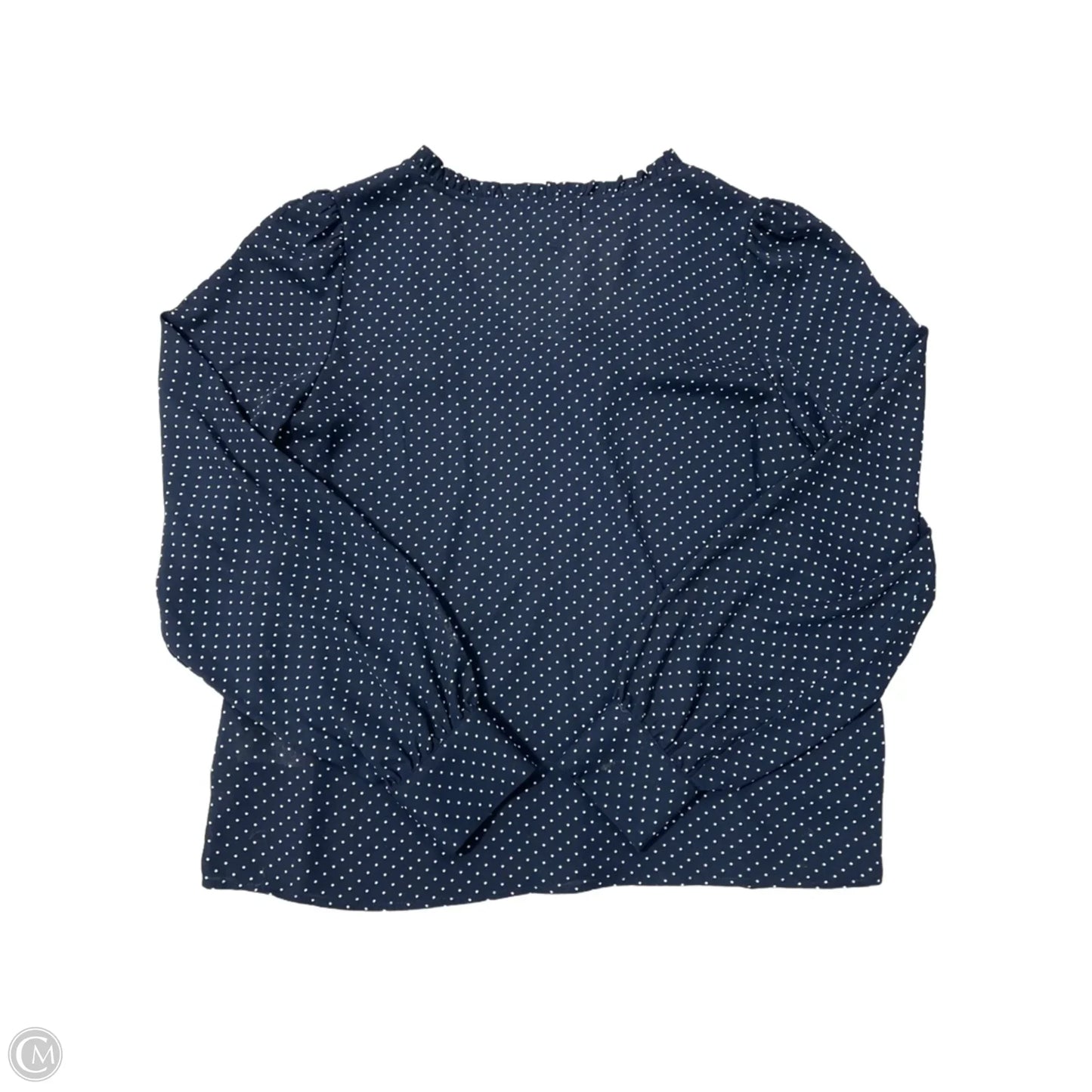 New! Top Long Sleeve By Cupcakes And Cashmere In Polkadot Pattern, Size: S