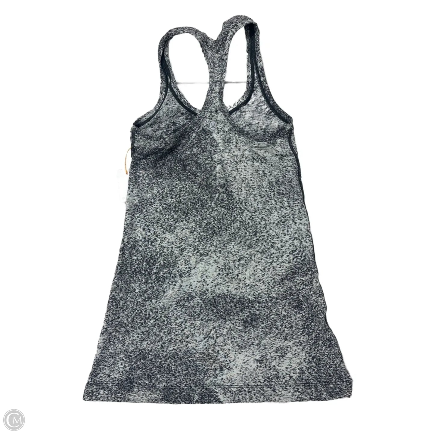 Athletic Tank Top By Lululemon In Black & White, Size: S
