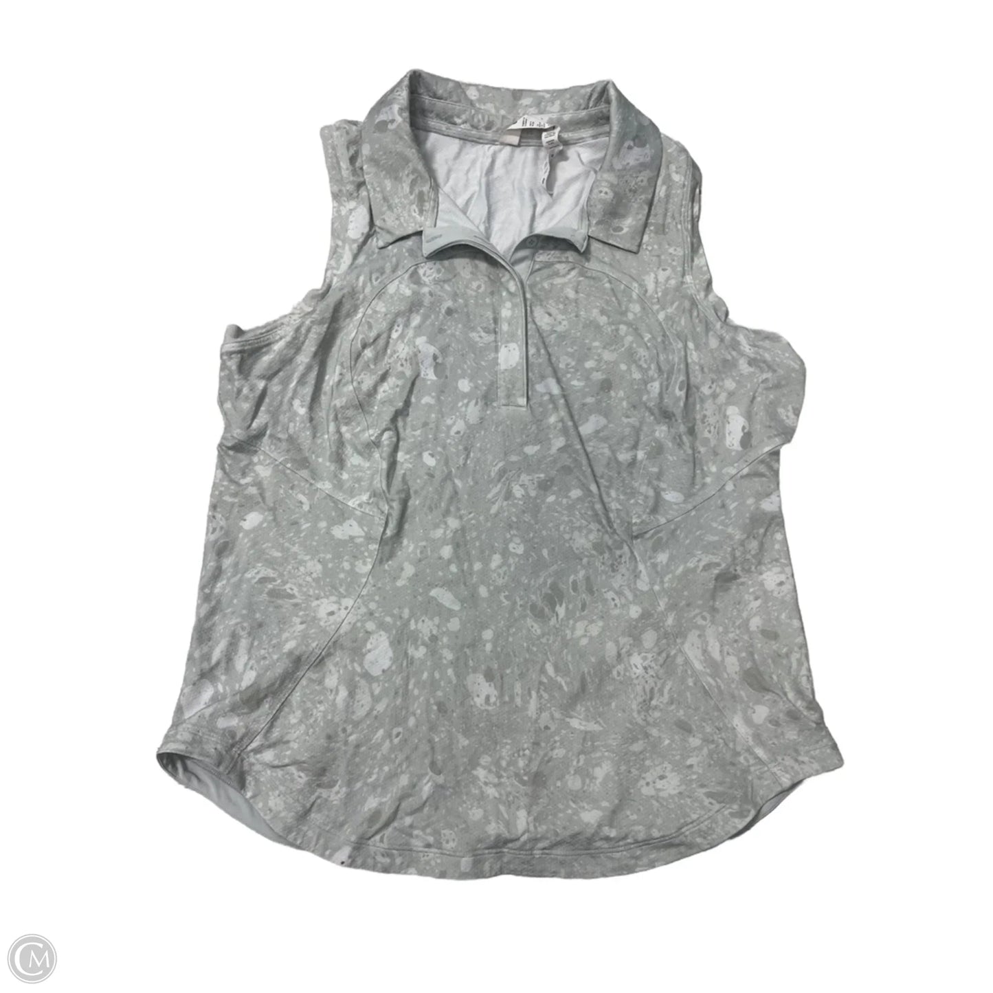 Athletic Tank Top By Lululemon In Grey, Size: M