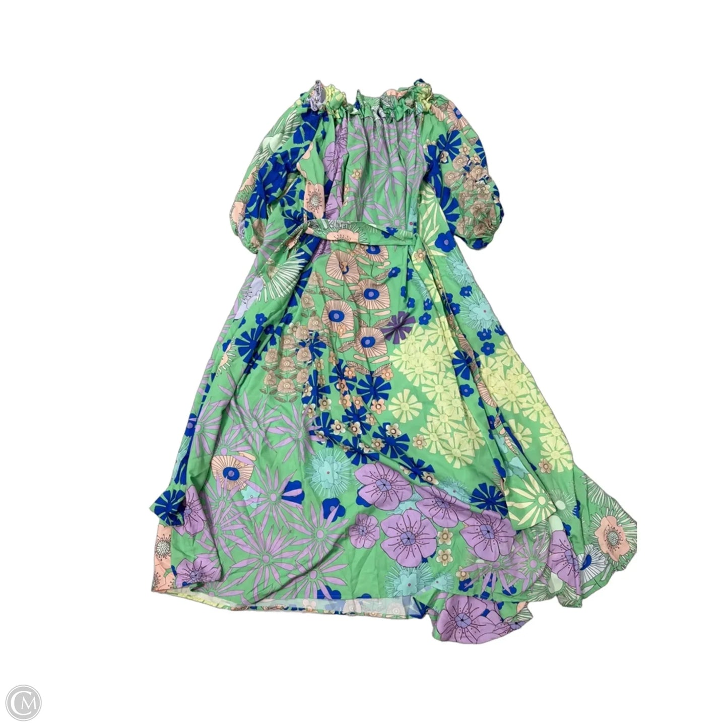 New! Dress Casual Maxi By Oopscool In Green, Size: S