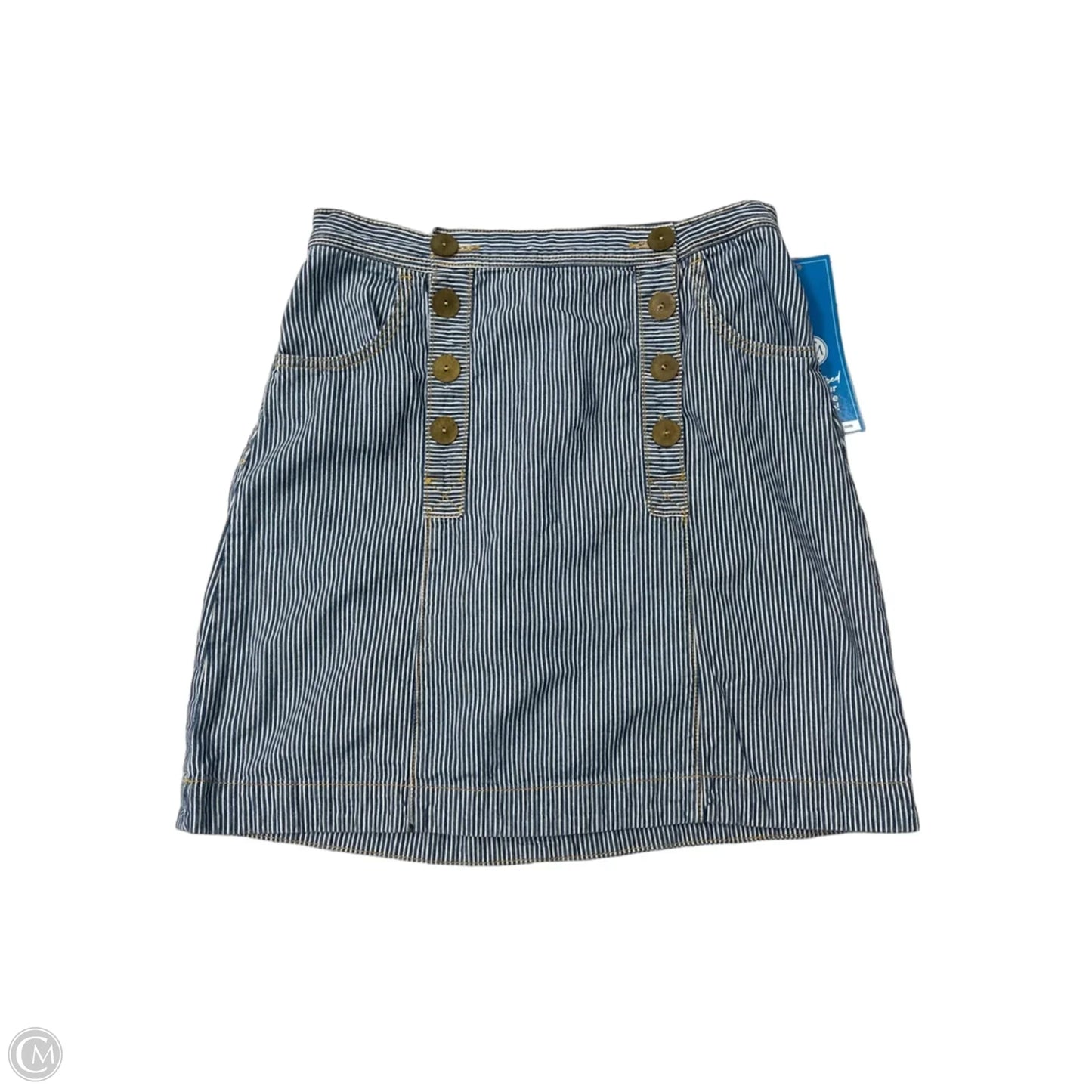 Skirt Mini & Short By Pilcro In Striped Pattern, Size: 10