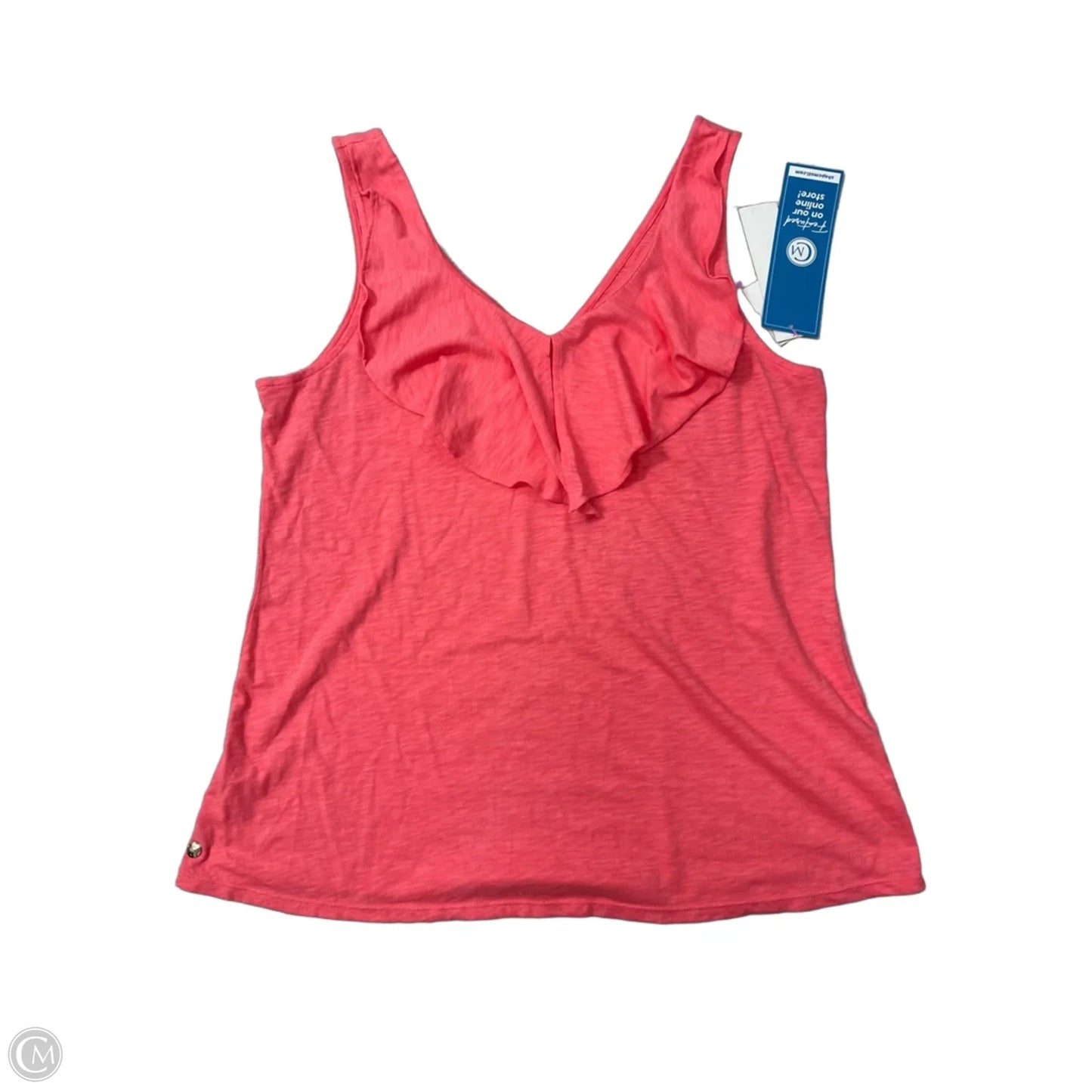 Top Sleeveless Designer By Lilly Pulitzer In Pink, Size: L