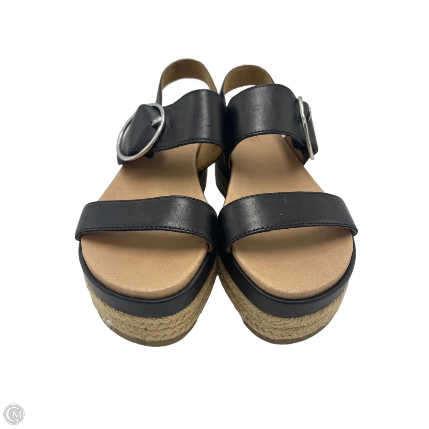 Sandals Designer By UGG In Black, Size: 6