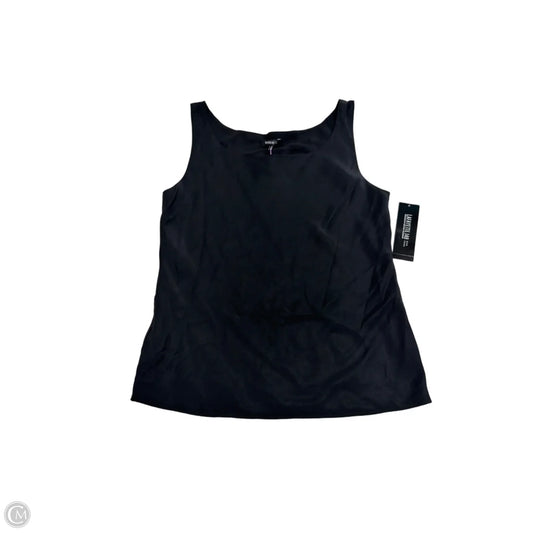 New! Top Sleeveless Designer By Lafayette 148 In Black, Size: S
