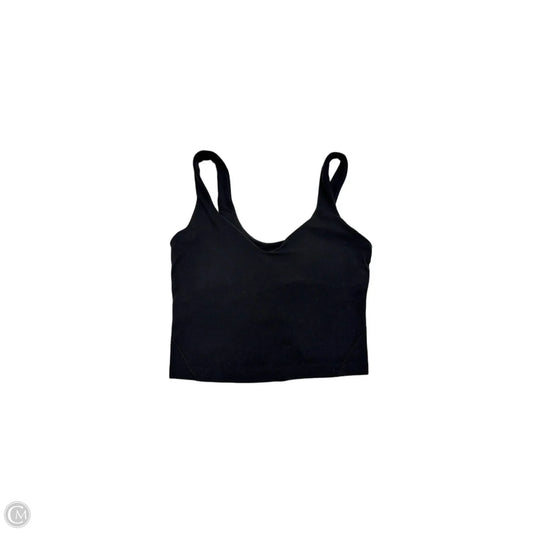 Athletic Tank Top By Lululemon In Black, Size: Xs