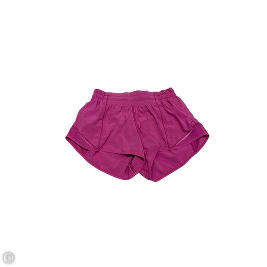 Athletic Shorts By Lululemon In Pink, Size: S