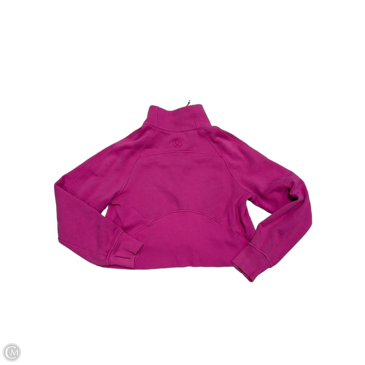 Athletic Sweatshirt Collar By Lululemon In Pink, Size: S