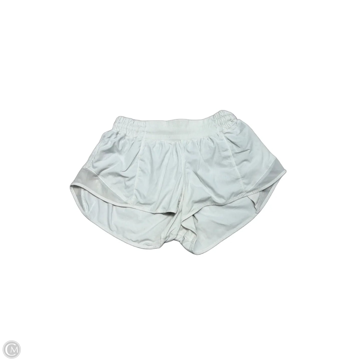 Athletic Shorts By Lululemon In White, Size: S