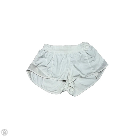Athletic Shorts By Lululemon In White, Size: S