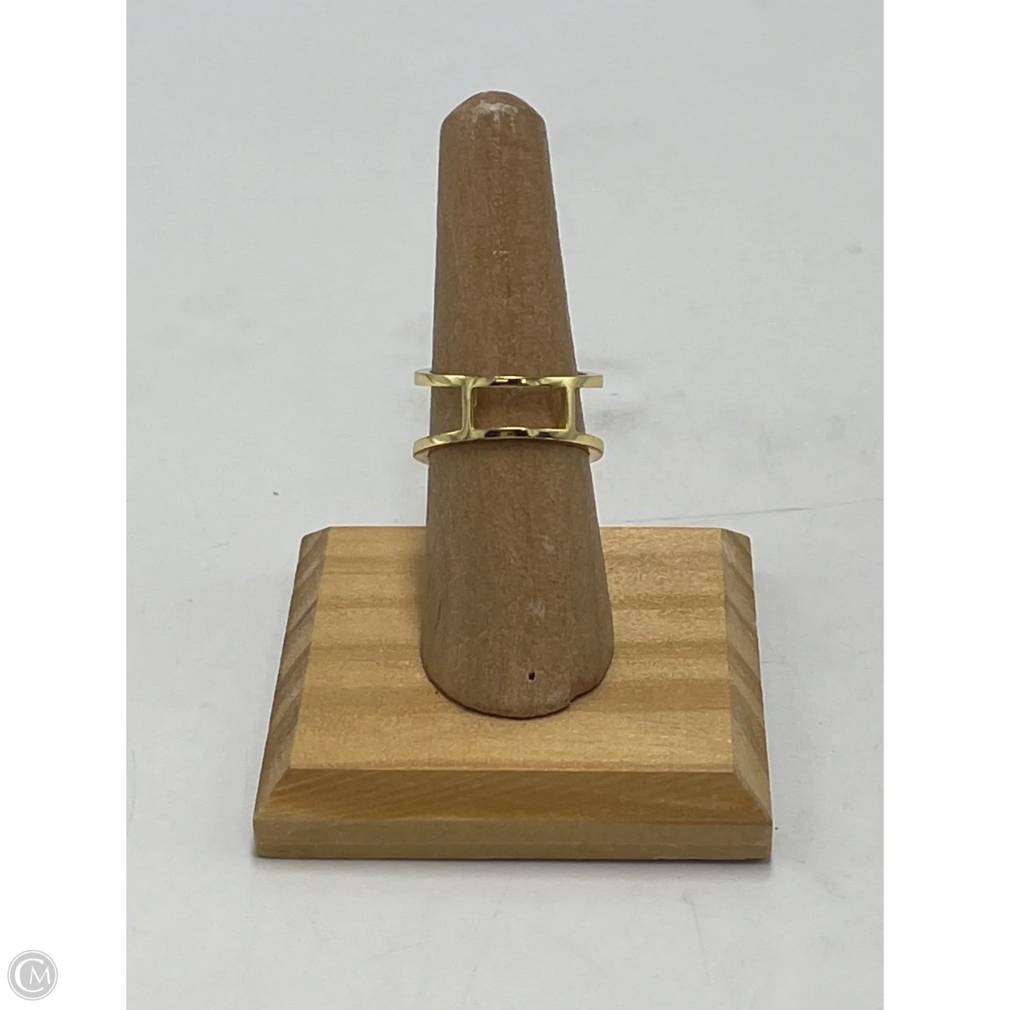 Statement Ring in Gold and Green, Size: