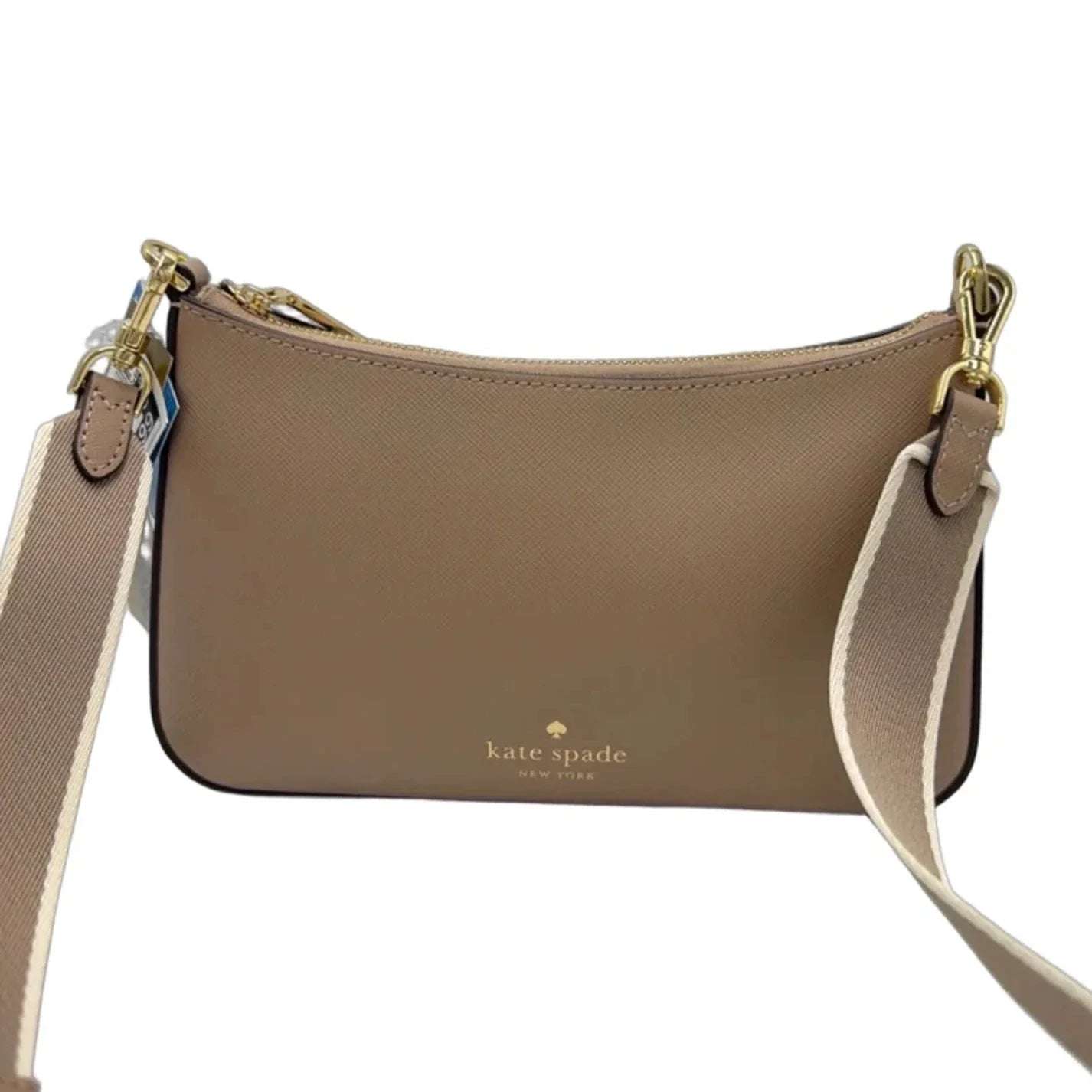 Kate Spade Duet Saffiano Leather Designer Crossbody Handbag