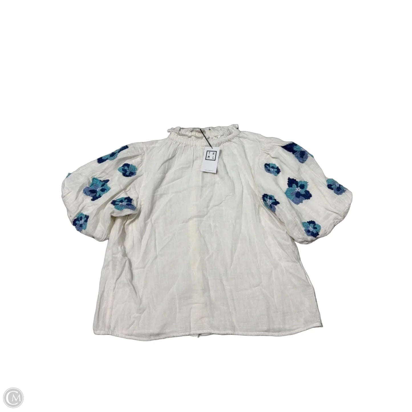 New! Top Short Sleeve By Thml In White, Size: L