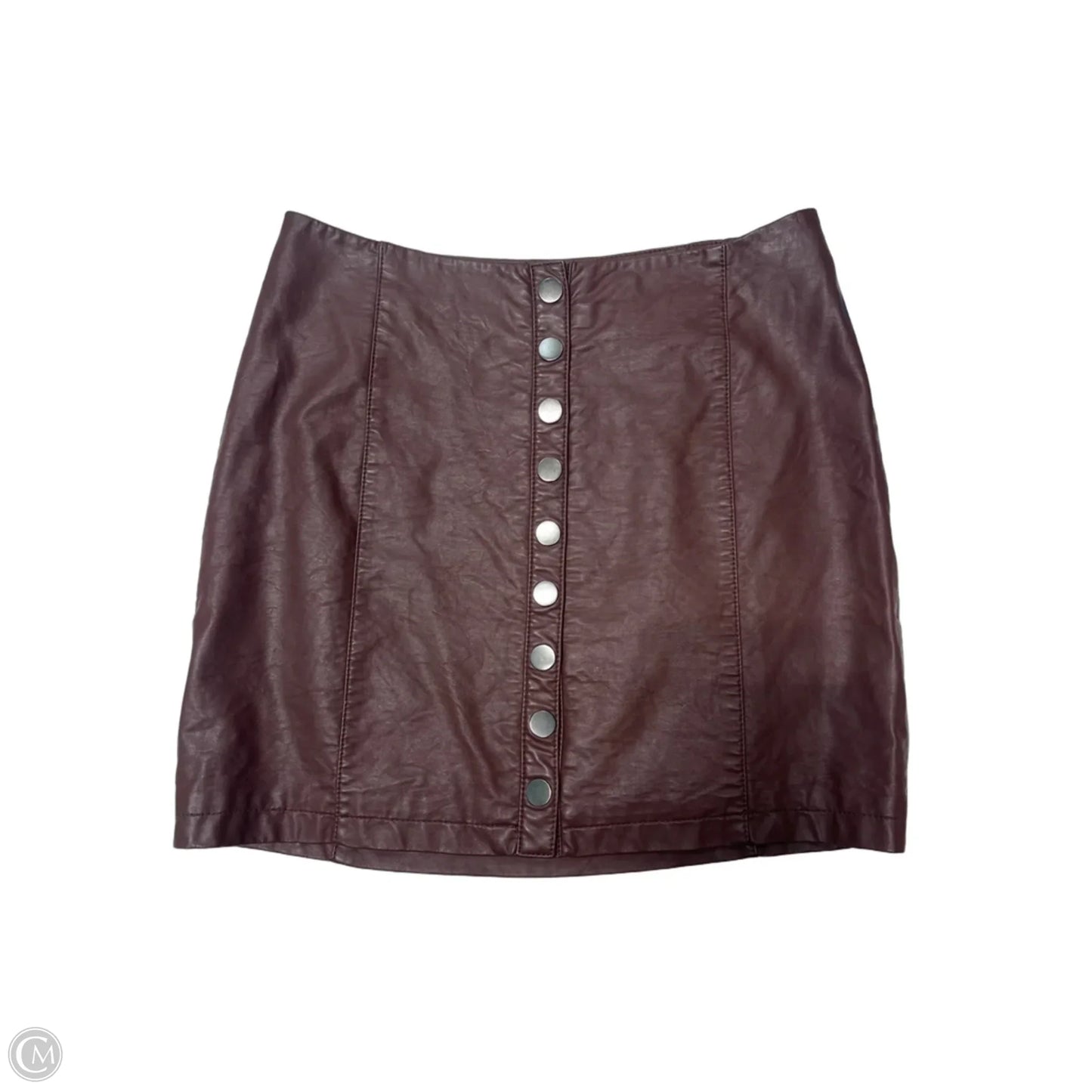 Skirt Mini & Short By Free People In Maroon, Size: M