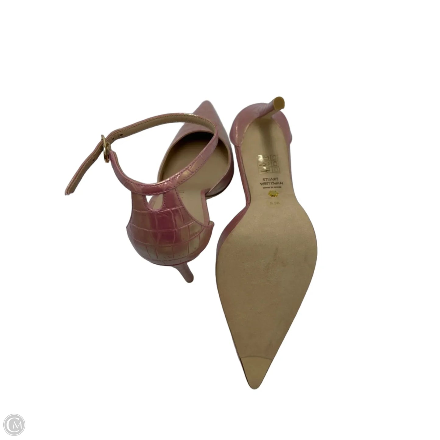 Shoes Designer By Stuart Weitzman In Pink, Size: 8.5