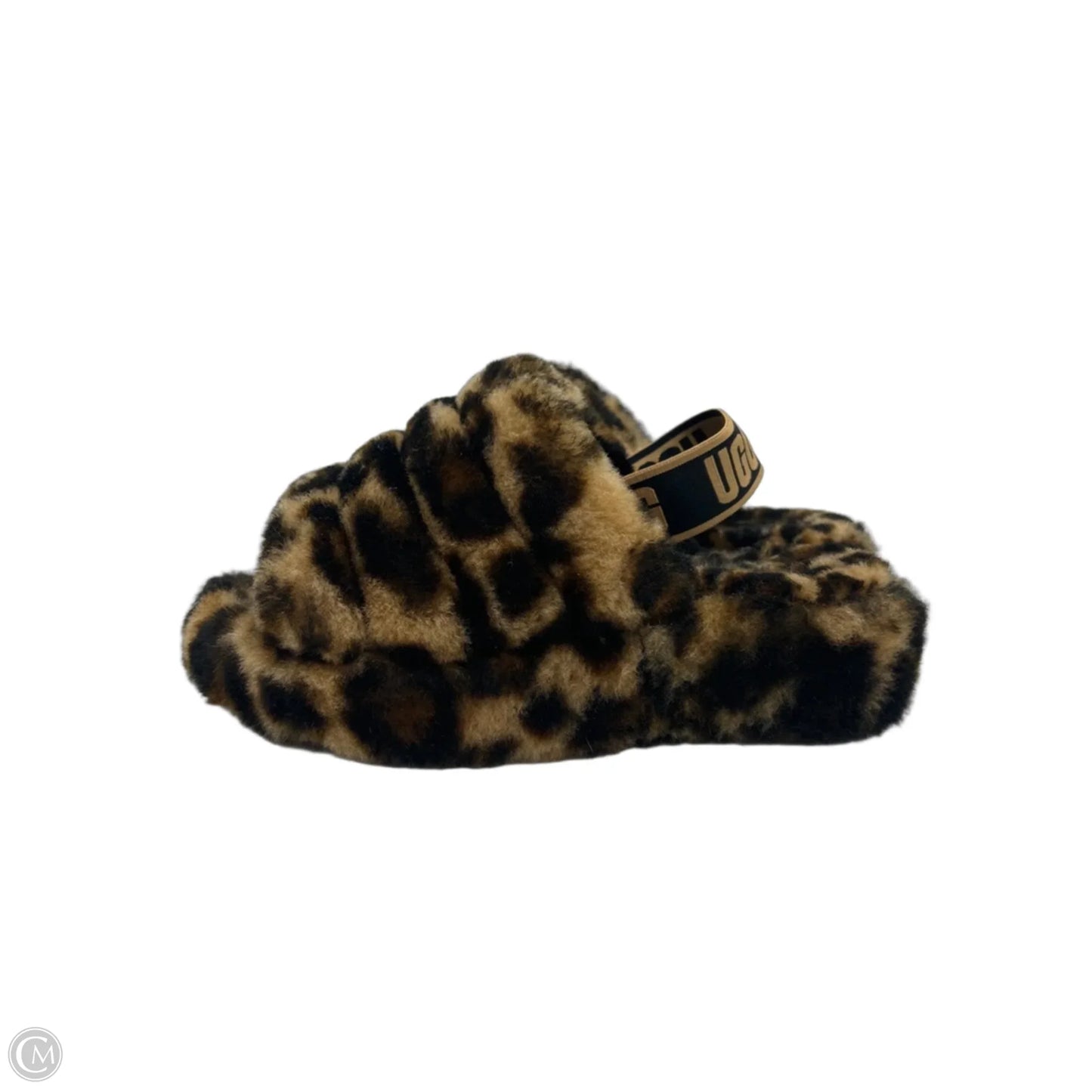 Slippers Designer By UGG In Animal Print, Size: 5