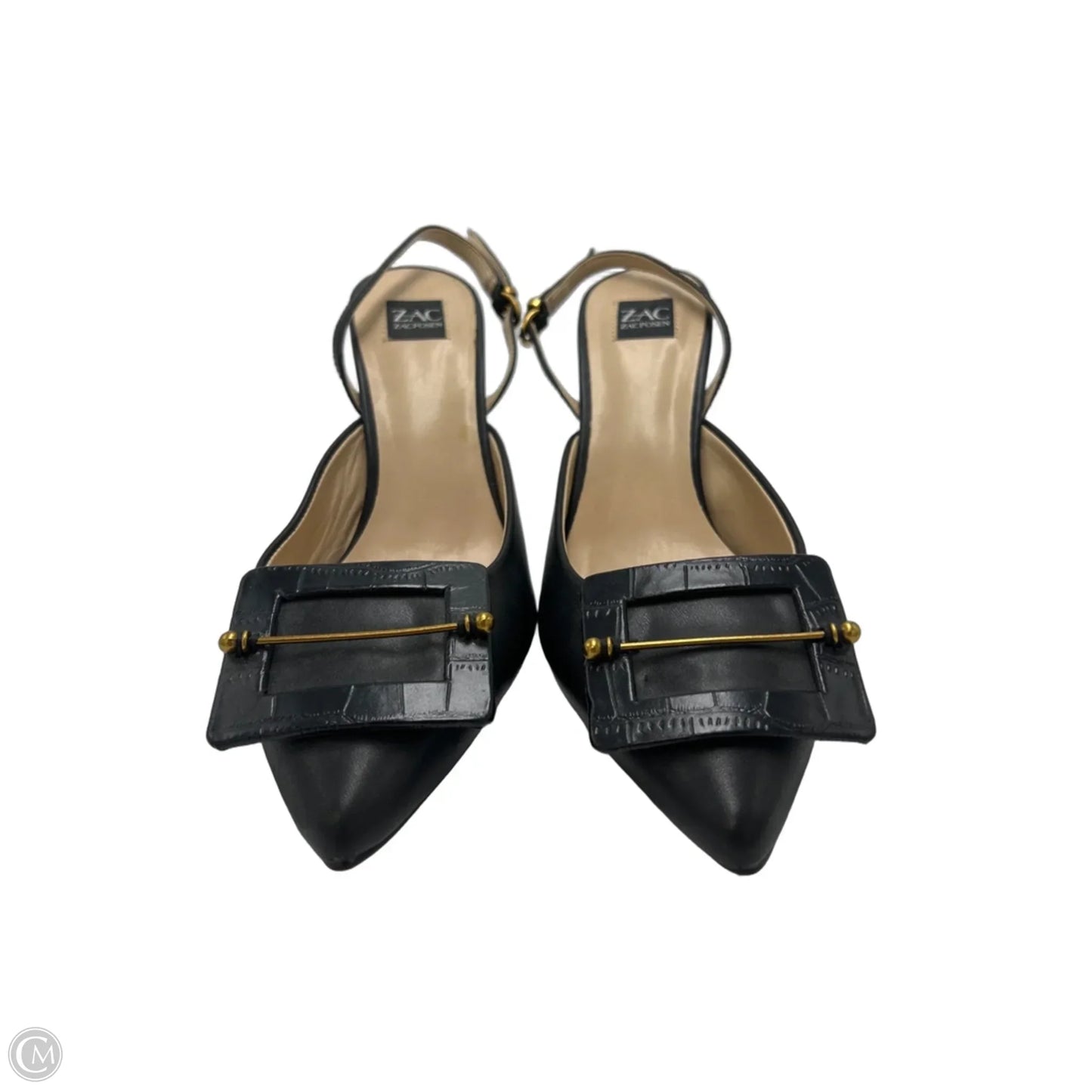 Shoes Designer By Zac Posen In Black, Size: 8