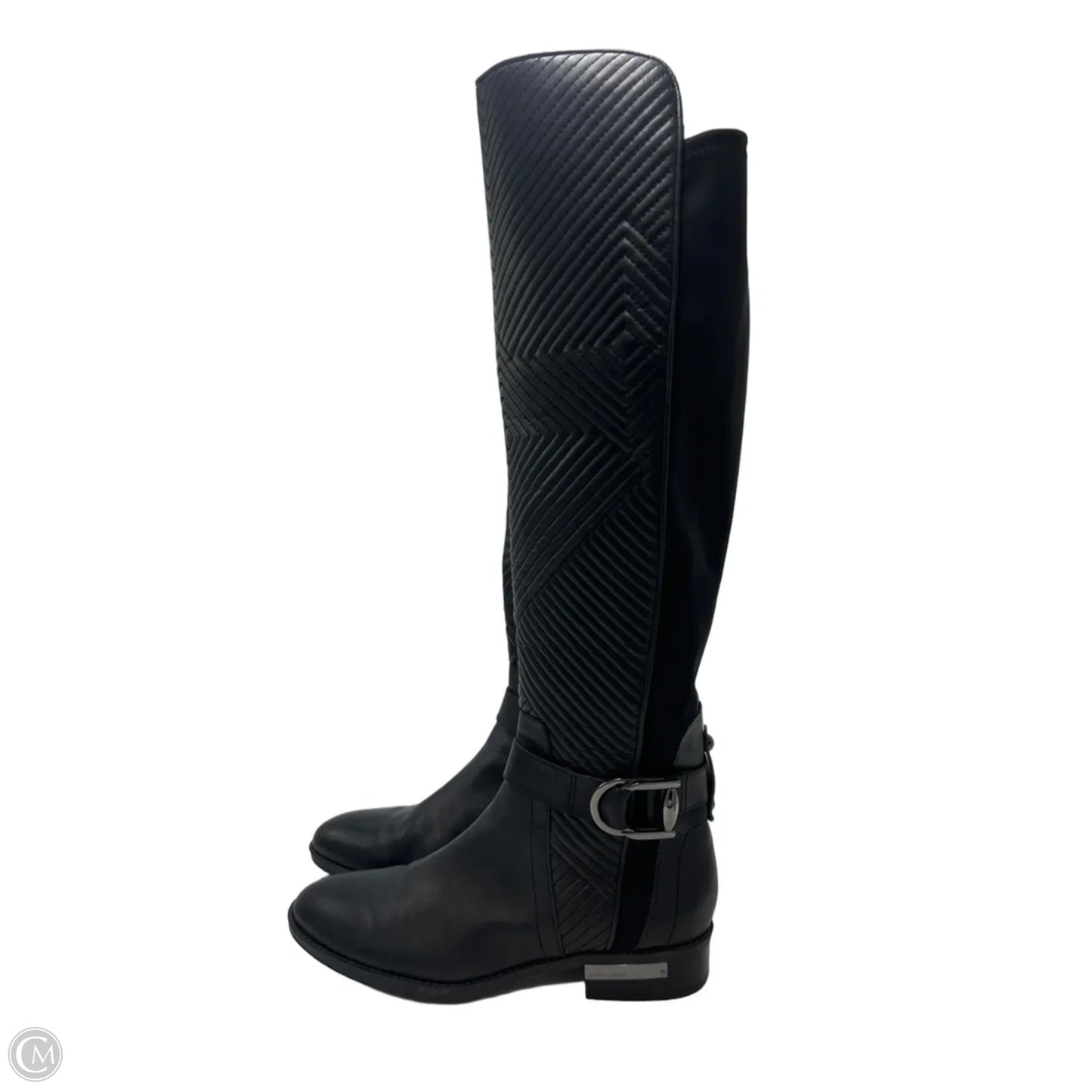 Boots Knee Heels By Vince Camuto In Black, Size: 7.5