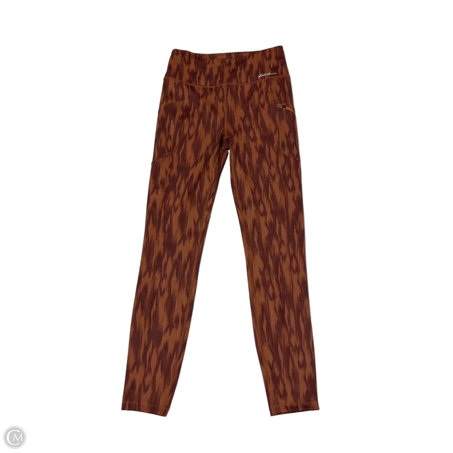 Athletic Leggings By Eddie Bauer In Orange, Size: S