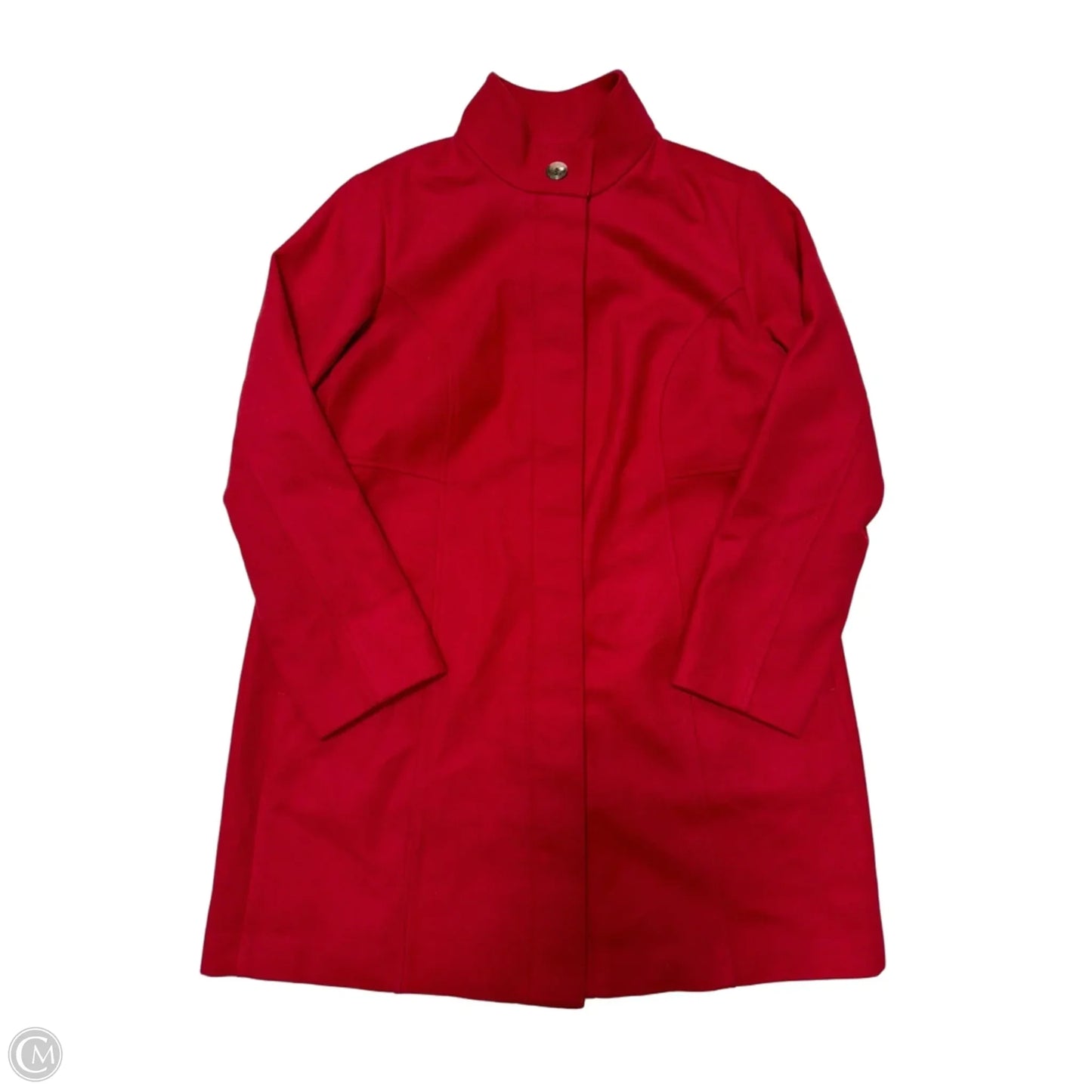 Coat Peacoat By J. Jill In Red, Size: Lp