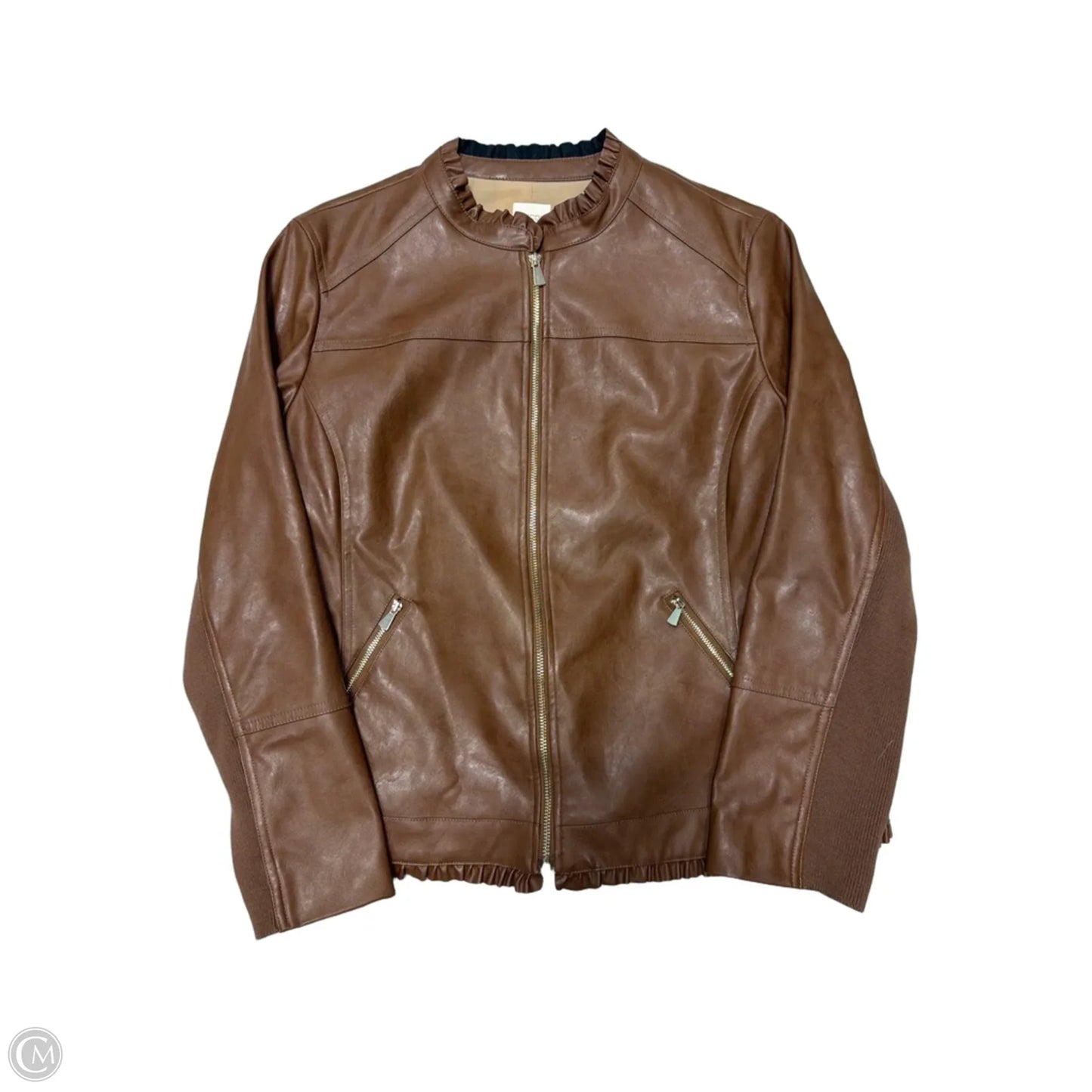Blazer By Chicos In Brown, Size: L