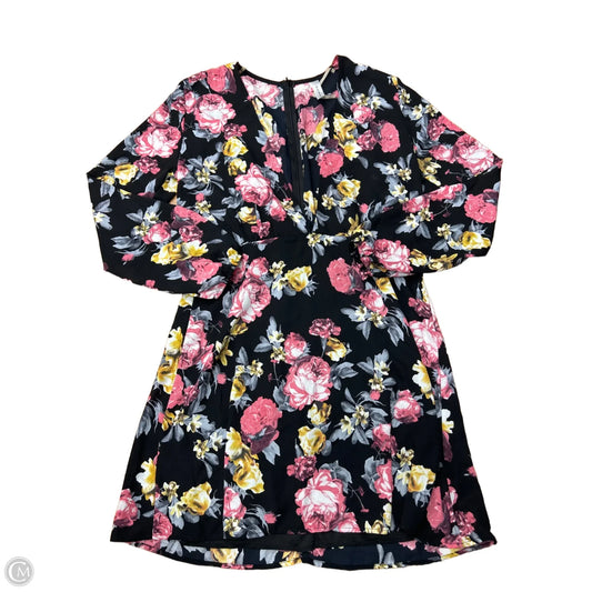 Dress Casual Midi By Blue Blush In Floral, Size: L