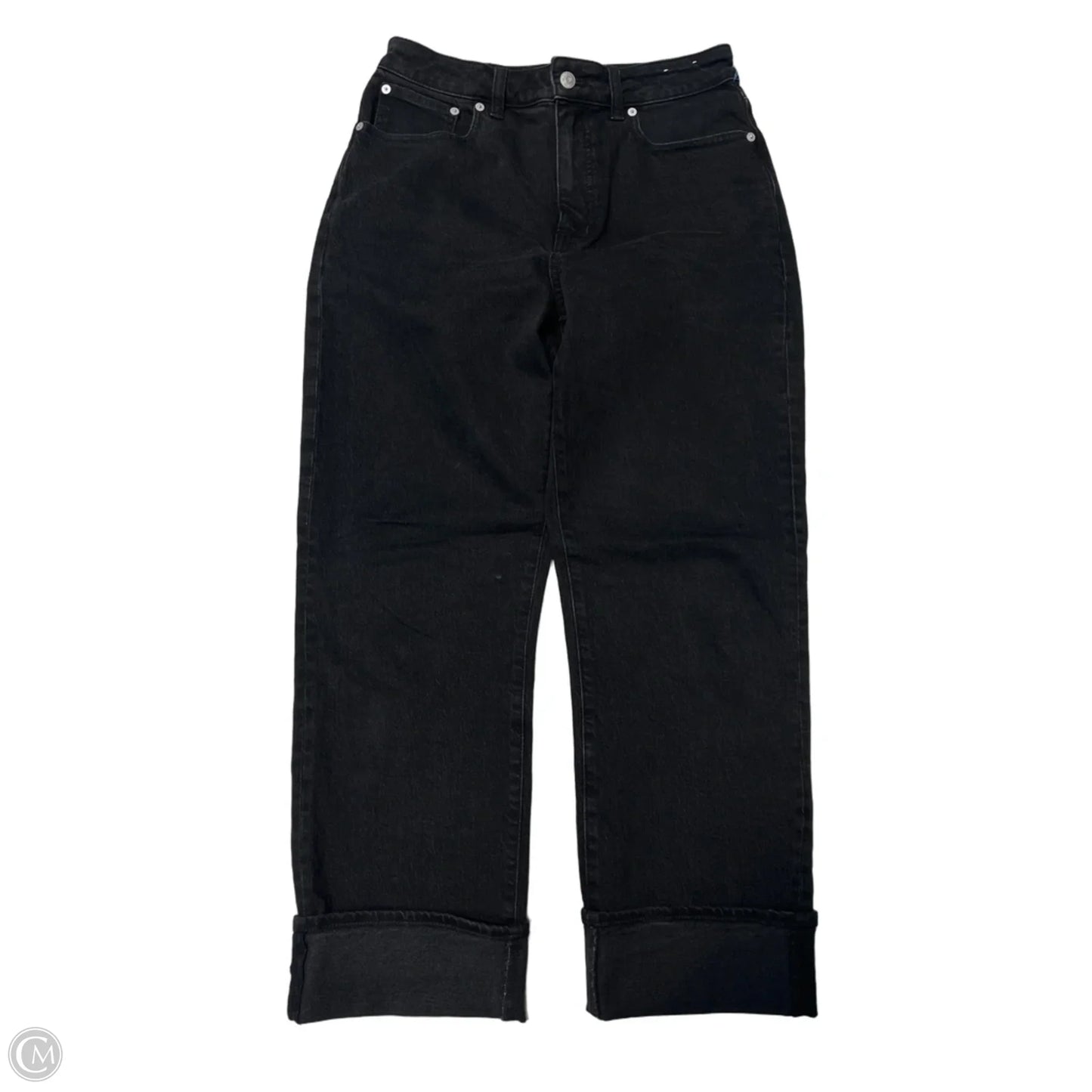 Jeans Straight By Madewell In Black, Size: 6