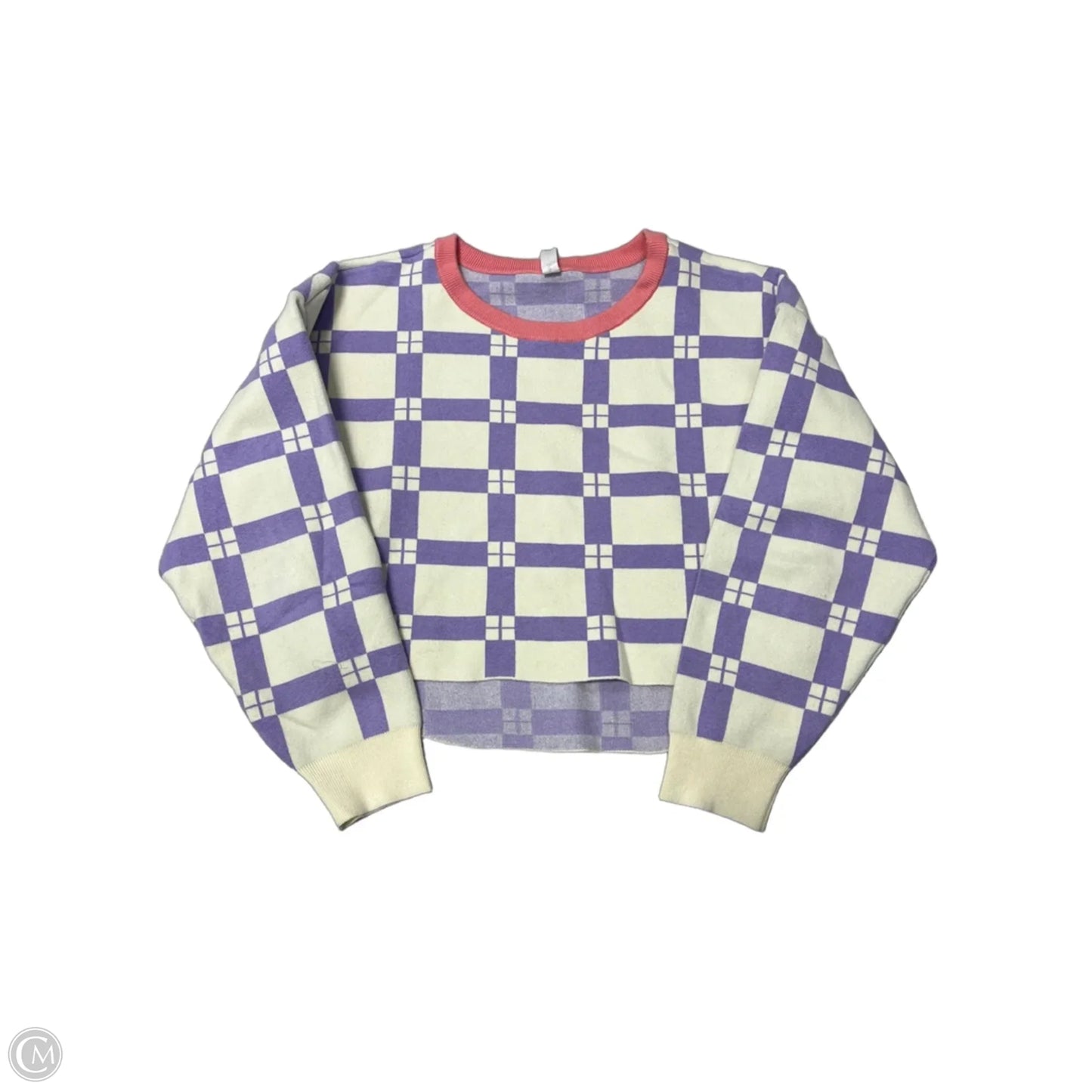 Sweater By Daily Practice By Anthropologie In Pink & Purple, Size: M