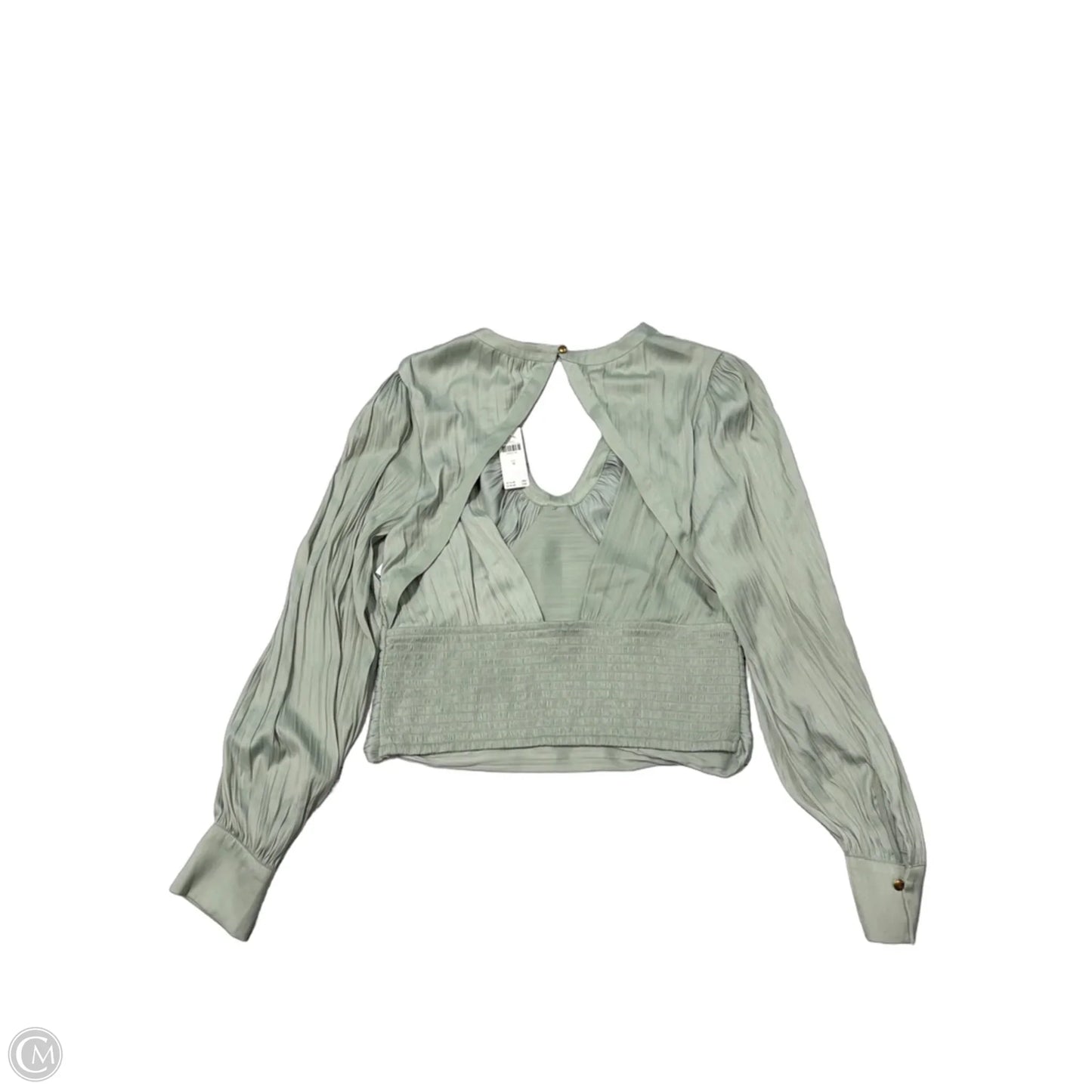 New! Top Long Sleeve By Anthropologie In Green, Size: M