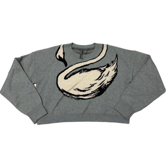 Sweater By Anthropologie In Grey, Size: Xs