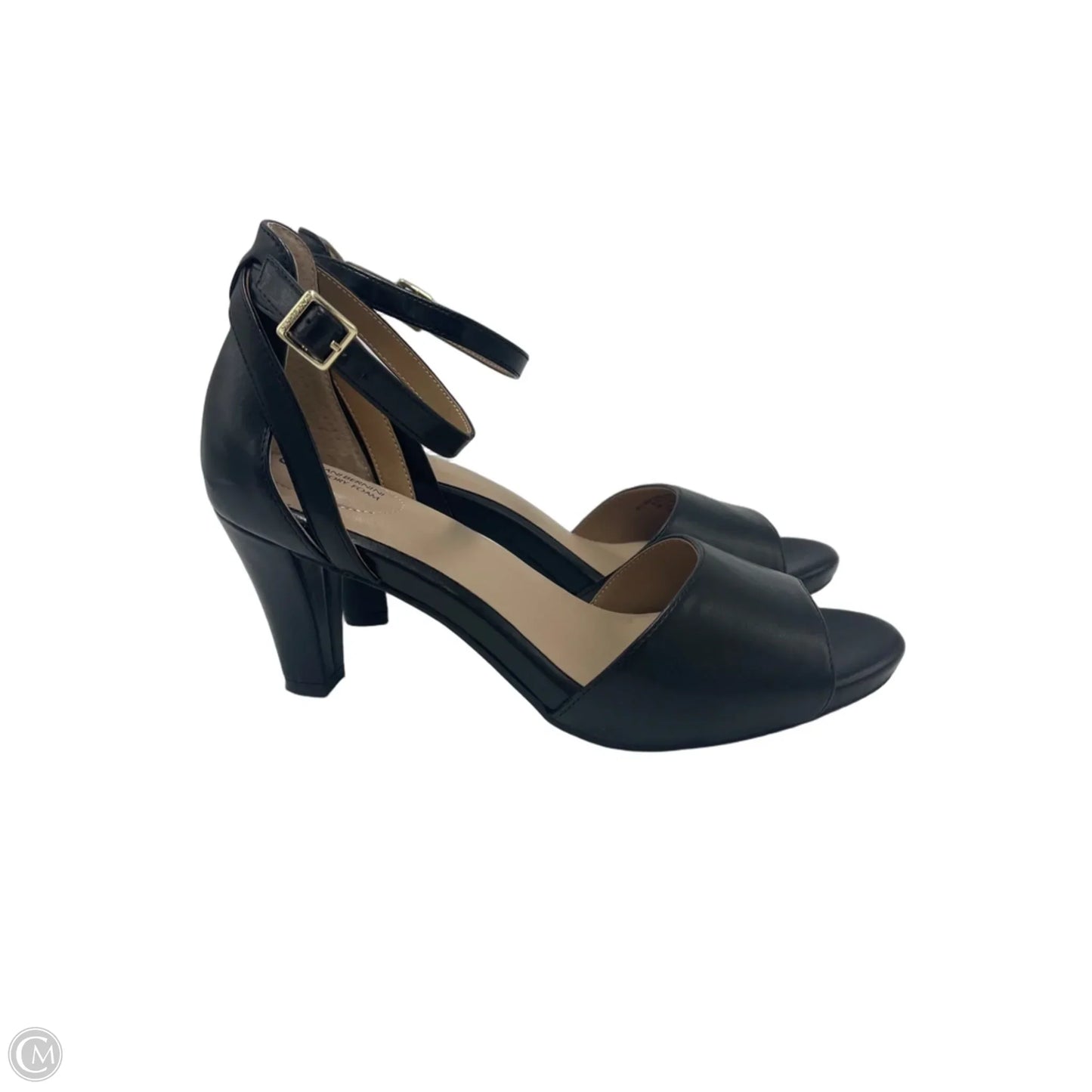 New! Shoes Heels Block By Giani Bernini In Black, Size: 8