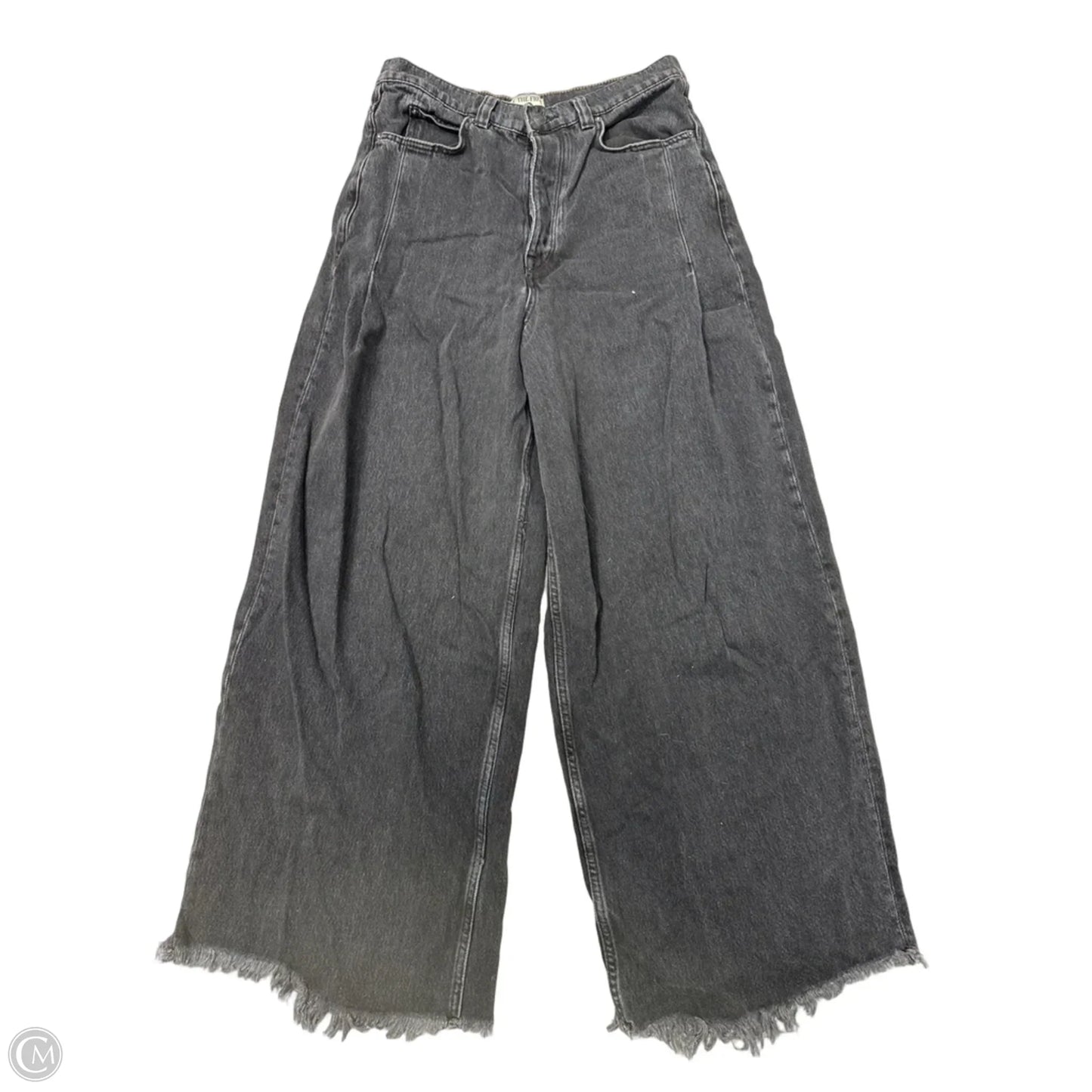 Jeans Wide Leg By We The Free In Black, Size: 10
