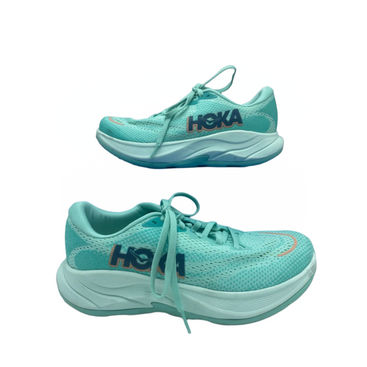 Shoes Athletic By Hoka In Teal, Size: 6.5
