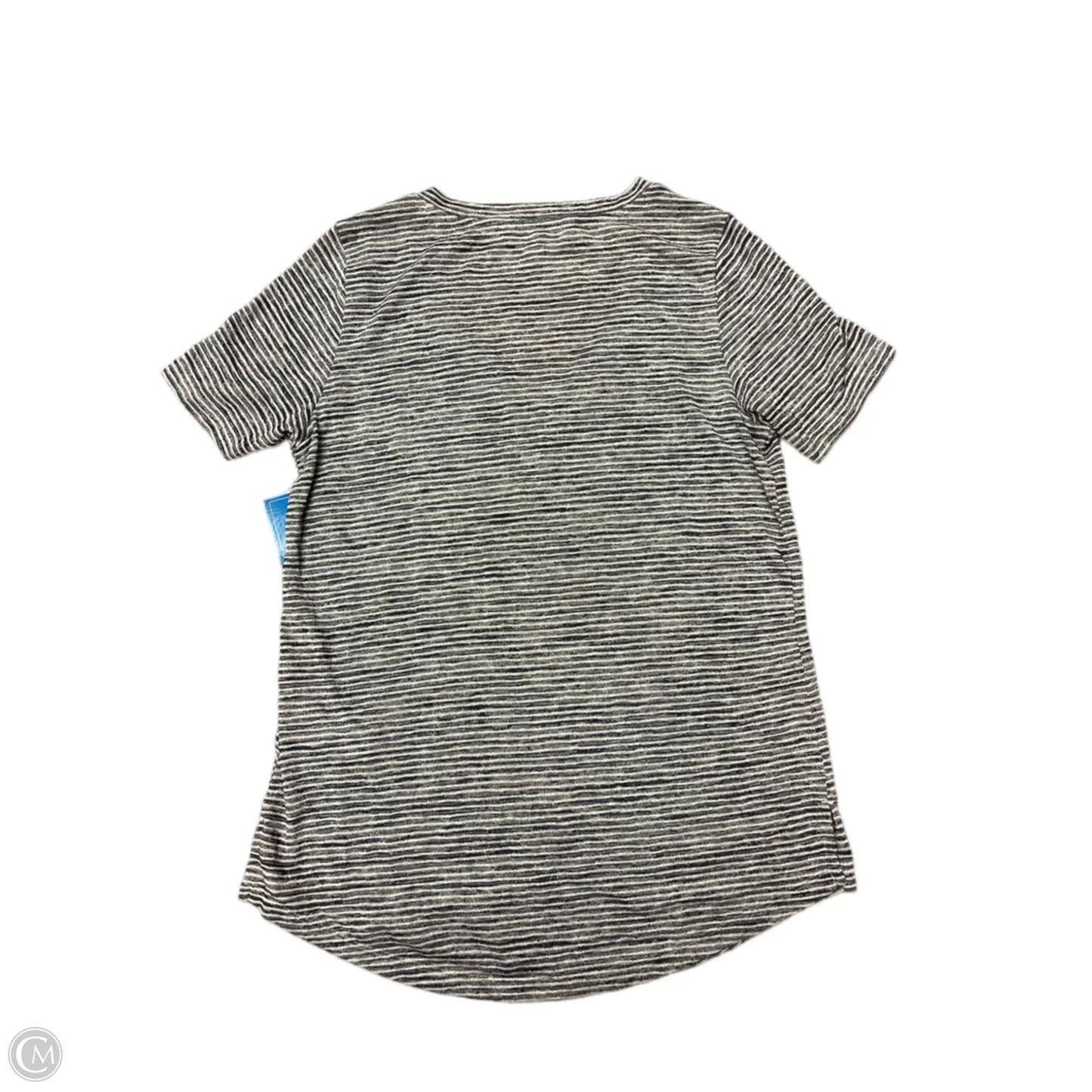 Top Short Sleeve By Athleta In Striped Pattern, Size: Xs