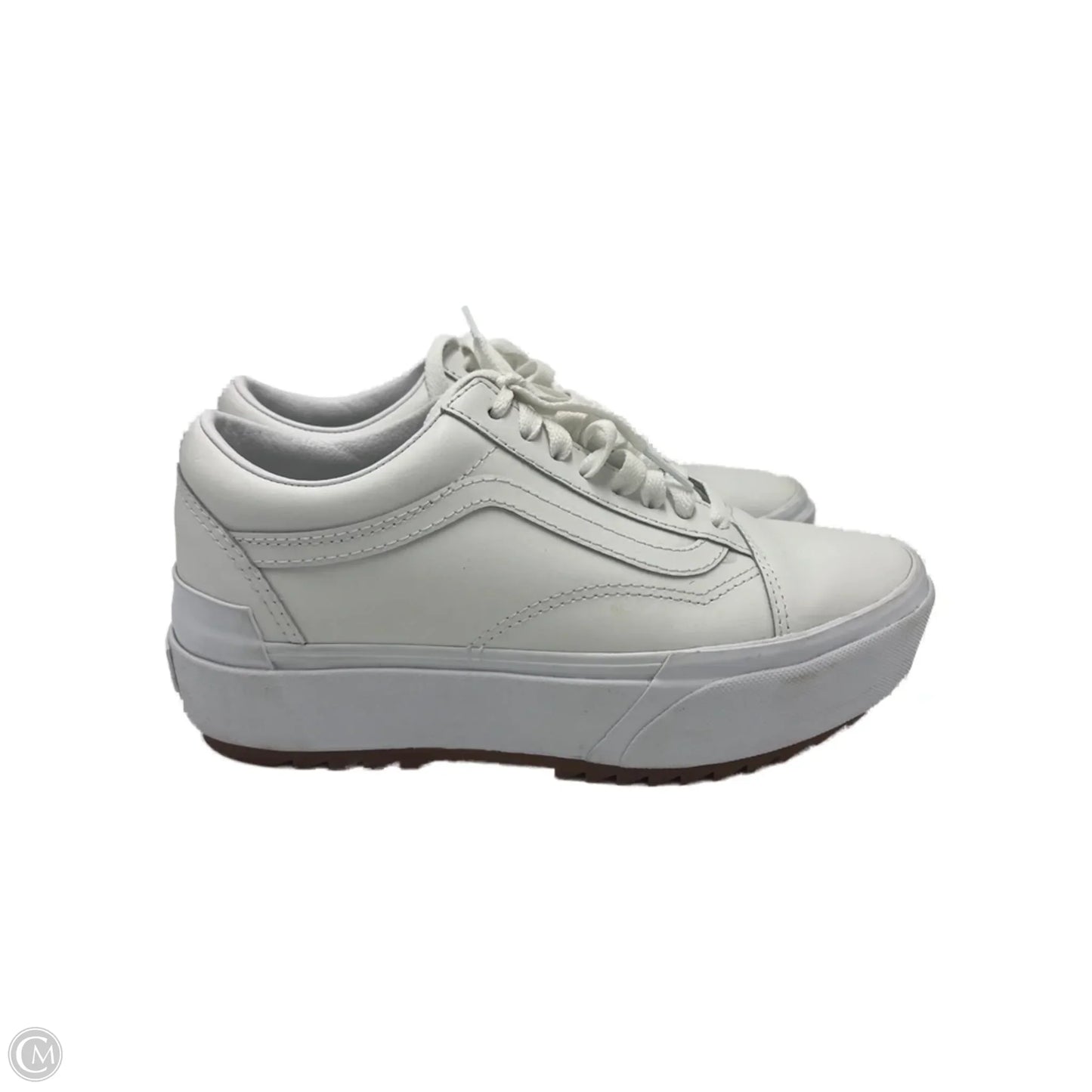 Shoes Sneakers By Vans In White, Size: 8