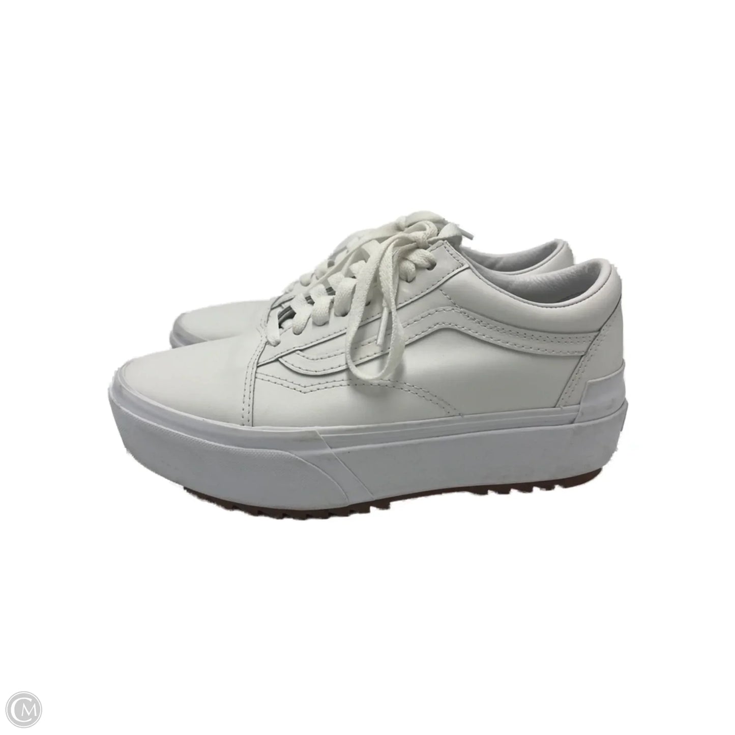 Shoes Sneakers By Vans In White, Size: 8