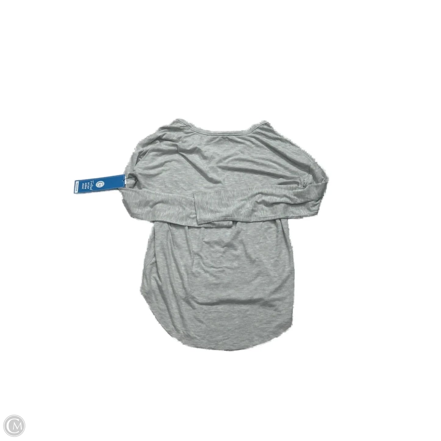 Athletic Top Long Sleeve Crewneck By Athleta In Grey, Size: M