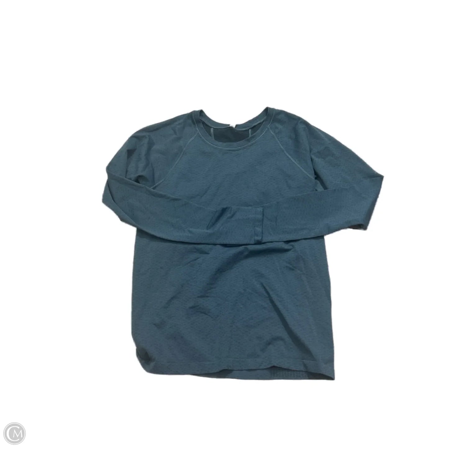 Athletic Top Long Sleeve Crewneck By Athleta In Blue, Size: L