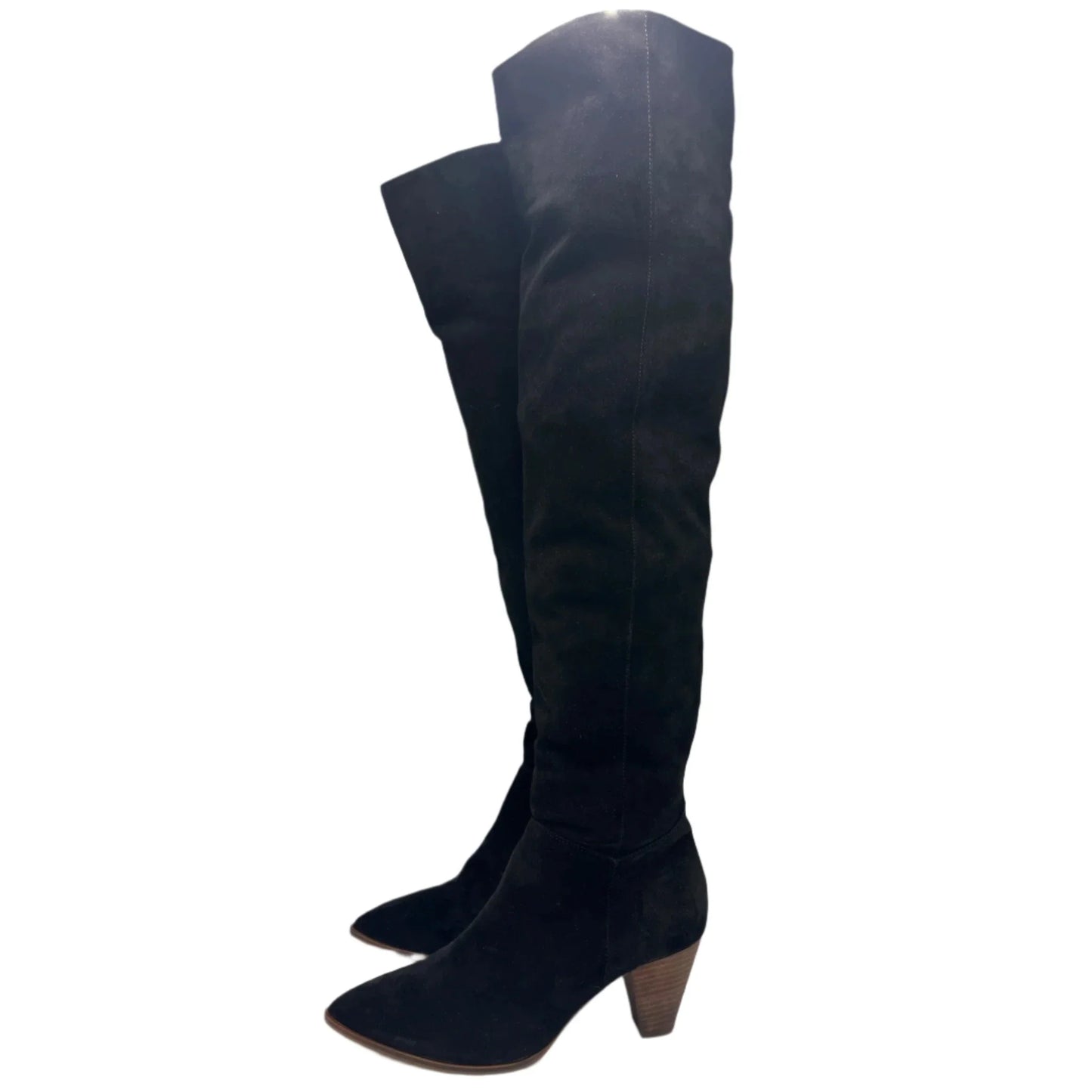 Boots Over-the-knee Heels By Free People In Black, Size: 8.5