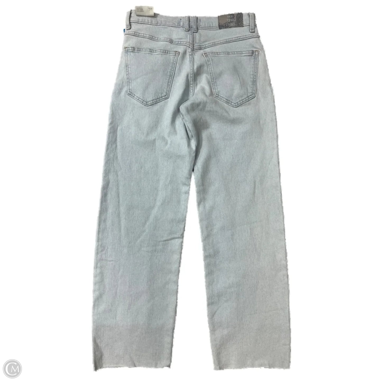 Jeans Straight By Free People In Blue Denim, Size: 2