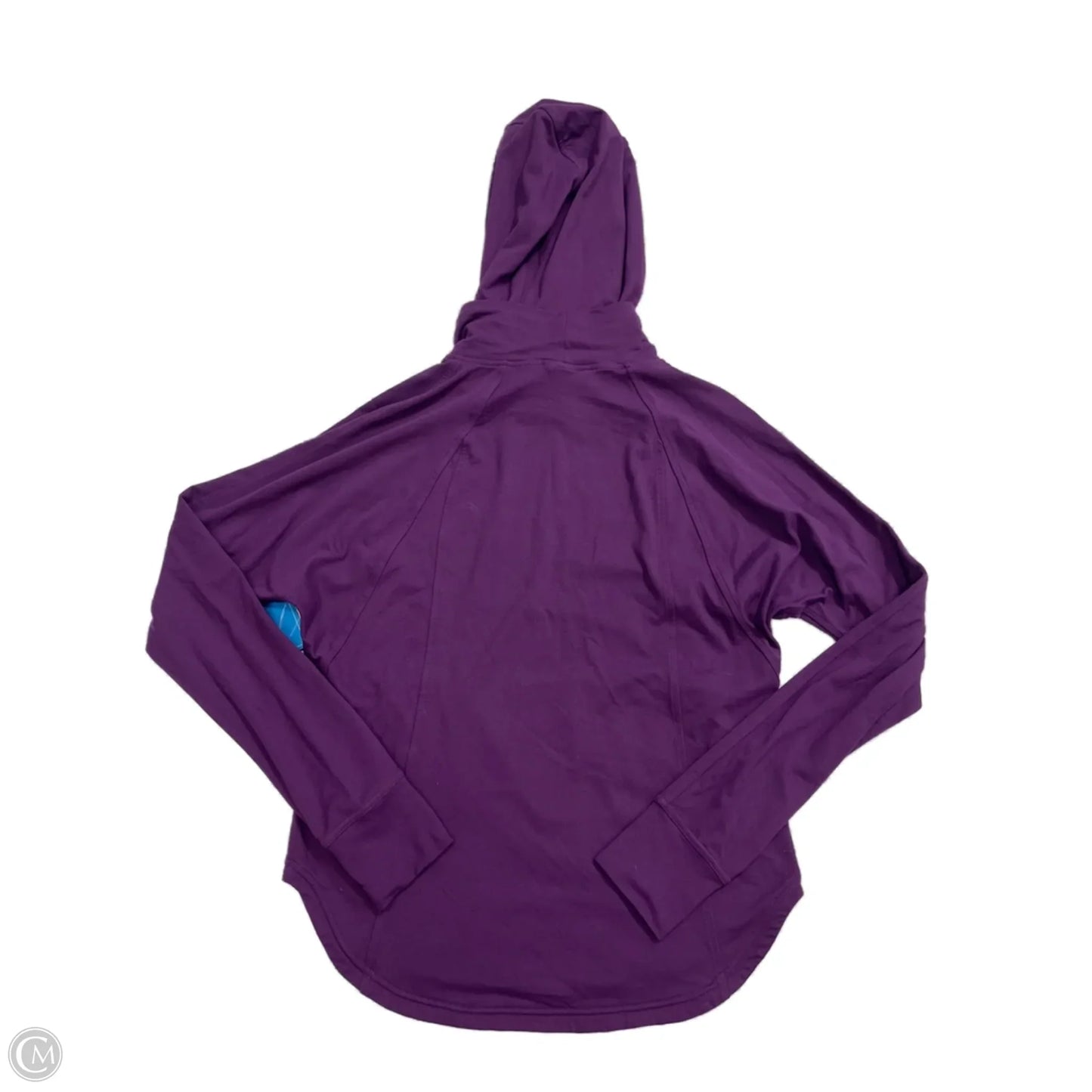 Athletic Top Long Sleeve Hoodie By Lululemon In Purple, Size: S