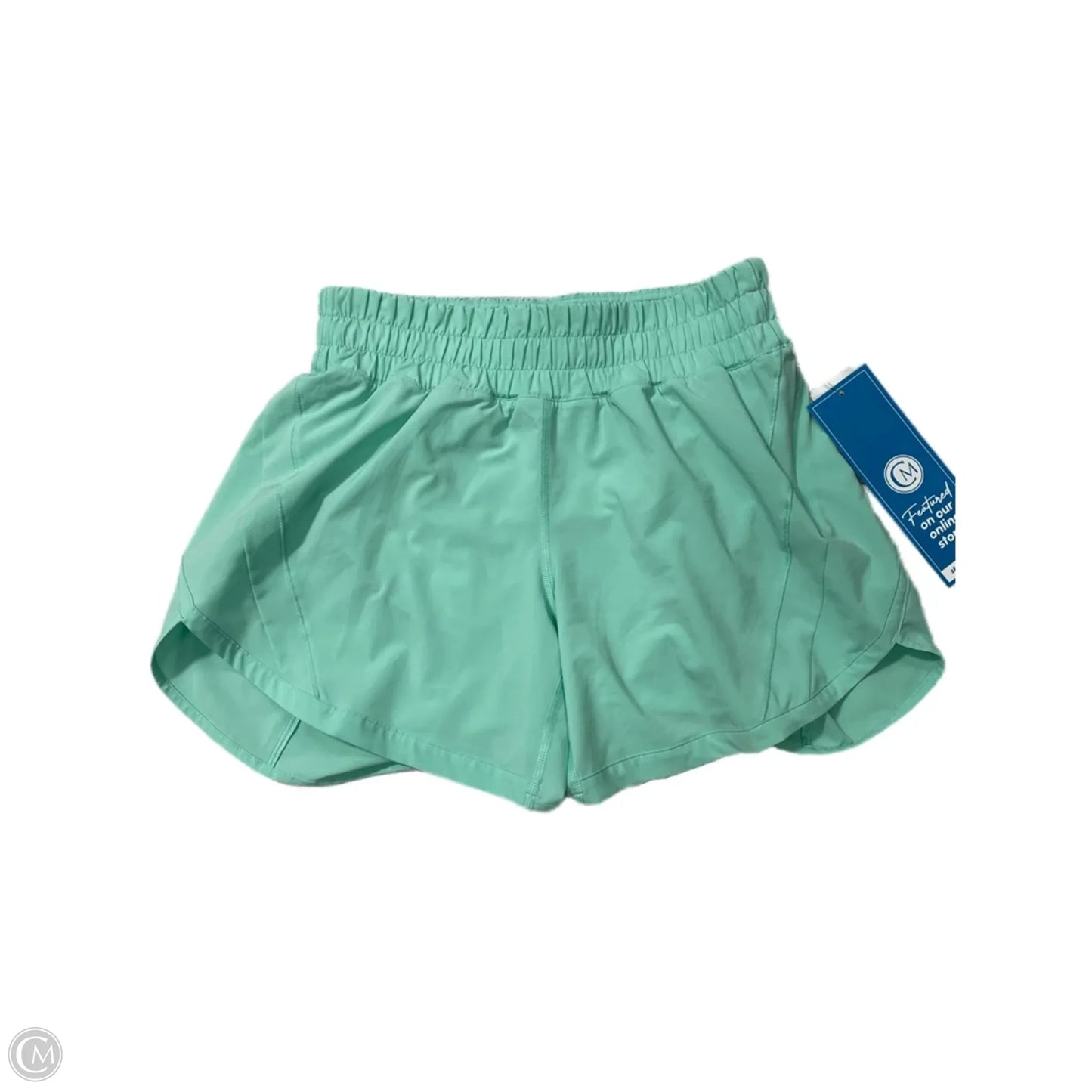 Athletic Shorts By Lululemon In Green, Size: S