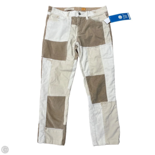 Pants Corduroy By Pilcro In Brown & Cream, Size: 8