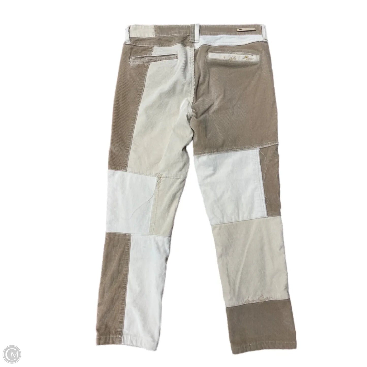 Pants Corduroy By Pilcro In Brown & Cream, Size: 8