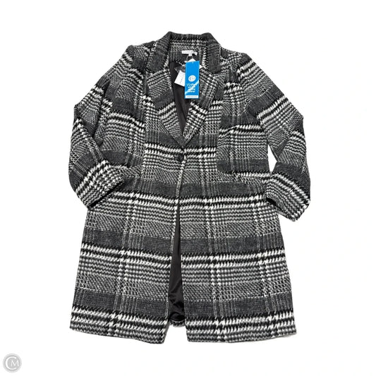 New! Coat Peacoat By Baltic Born In Grey & White, Size: L