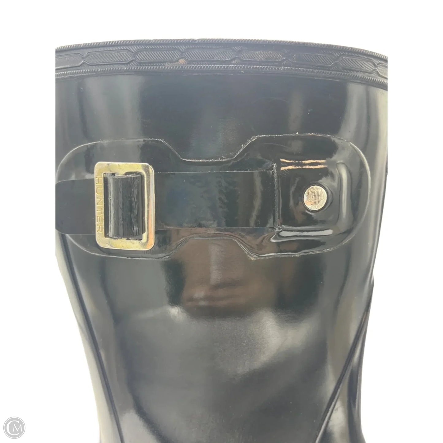 Boots Mid-calf Flats By Hunter In Black, Size: 7