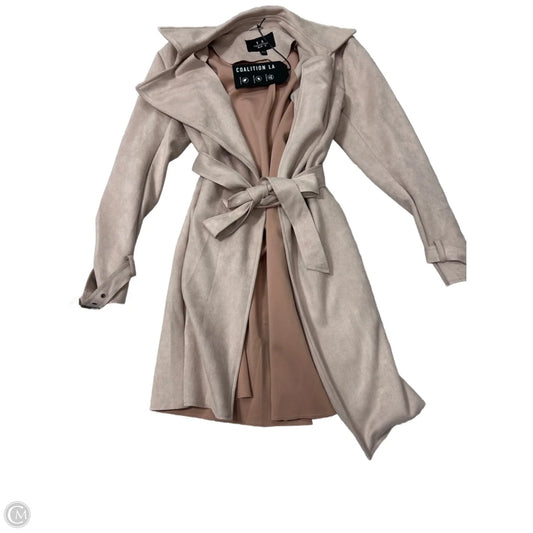 Coat Trench Coat By Coalition LA In Pink, Size: L