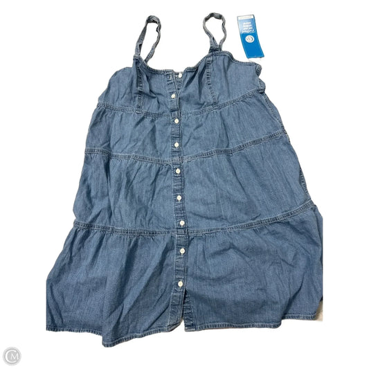 Dress Casual Short By Levis In Blue Denim, Size: Xl