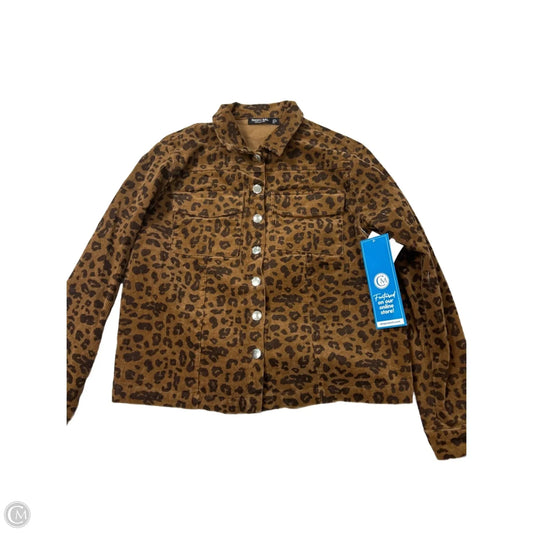 Jacket Other By Nasty Gal In Animal Print, Size: Xs