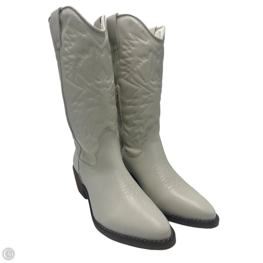 Boots Western By Steve Madden In White, Size: 9