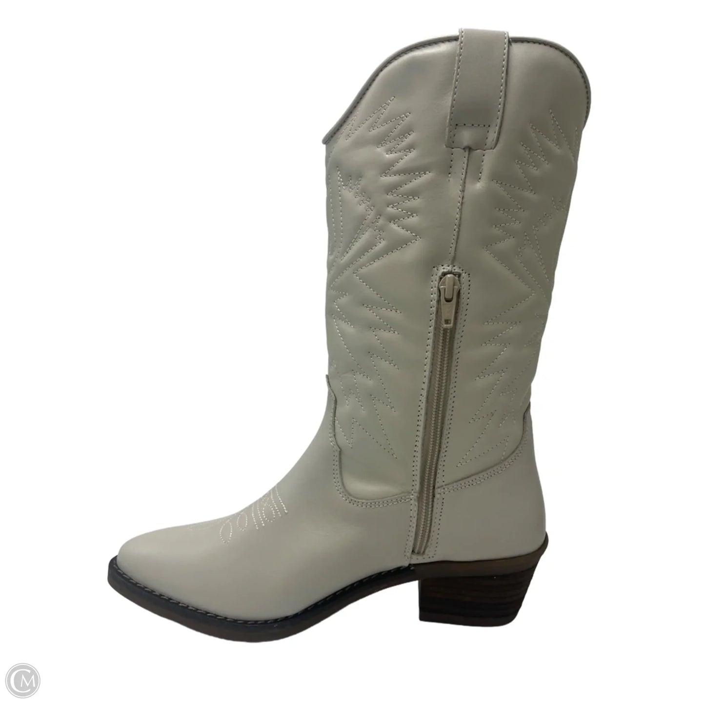 Boots Western By Steve Madden In White, Size: 9